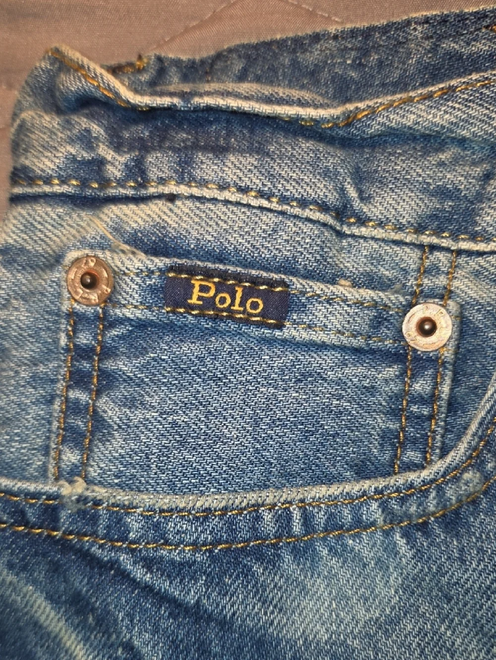 Ralph Lauren Light Blue Denim Cutoff Shorts